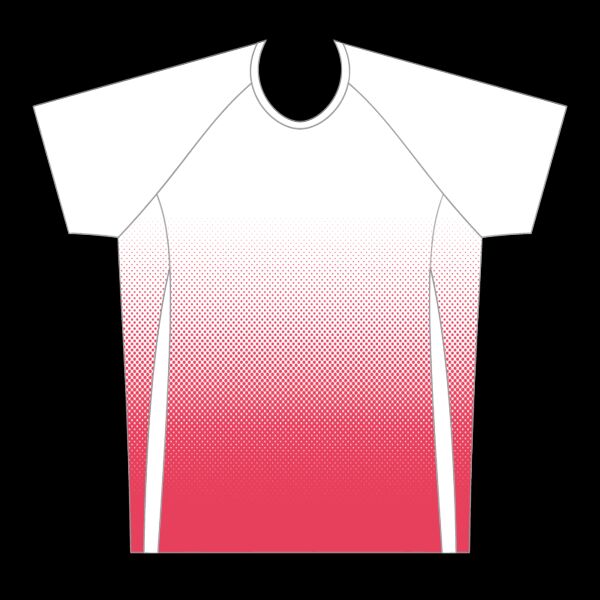 mens athletic raglan short sleeve shirt  gradient Thumbnail