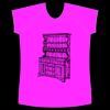 womens athletic raglan cut sleeve shirt uni Thumbnail