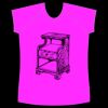womens athletic raglan cut sleeve shirt uni Thumbnail