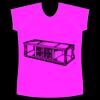 womens athletic raglan cut sleeve shirt uni Thumbnail