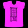womens athletic raglan cut sleeve shirt uni Thumbnail