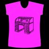 womens athletic raglan cut sleeve shirt uni Thumbnail