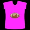 womens athletic raglan cut sleeve shirt uni Thumbnail