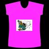womens athletic raglan cut sleeve shirt uni Thumbnail