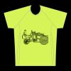 mens athletic raglan short sleeve shirt uni Thumbnail