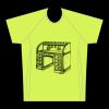 mens athletic raglan short sleeve shirt uni Thumbnail