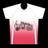 mens athletic raglan short sleeve shirt  gradient Thumbnail