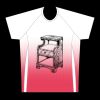 mens athletic raglan short sleeve shirt  gradient Thumbnail