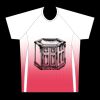 mens athletic raglan short sleeve shirt  gradient Thumbnail