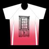 mens athletic raglan short sleeve shirt  gradient Thumbnail