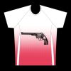 mens athletic raglan short sleeve shirt  gradient Thumbnail