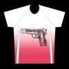 mens athletic raglan short sleeve shirt  gradient Thumbnail