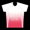 mens athletic raglan short sleeve shirt  gradient Thumbnail