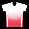 mens athletic raglan short sleeve shirt  gradient Thumbnail