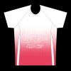 mens athletic raglan short sleeve shirt  gradient Thumbnail