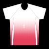 mens athletic raglan short sleeve shirt  gradient Thumbnail