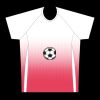 mens athletic raglan short sleeve shirt  gradient Thumbnail