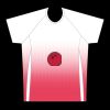 mens athletic raglan short sleeve shirt  gradient Thumbnail