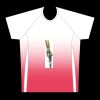 mens athletic raglan short sleeve shirt  gradient Thumbnail