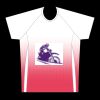 mens athletic raglan short sleeve shirt  gradient Thumbnail