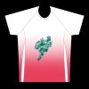 mens athletic raglan short sleeve shirt  gradient Thumbnail