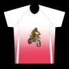 mens athletic raglan short sleeve shirt  gradient Thumbnail