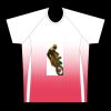 mens athletic raglan short sleeve shirt  gradient Thumbnail
