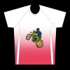 mens athletic raglan short sleeve shirt  gradient Thumbnail
